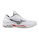 Mizuno Wave Stealth 6 (26) - Indoor Shoe (White/Black/Fiery Red)